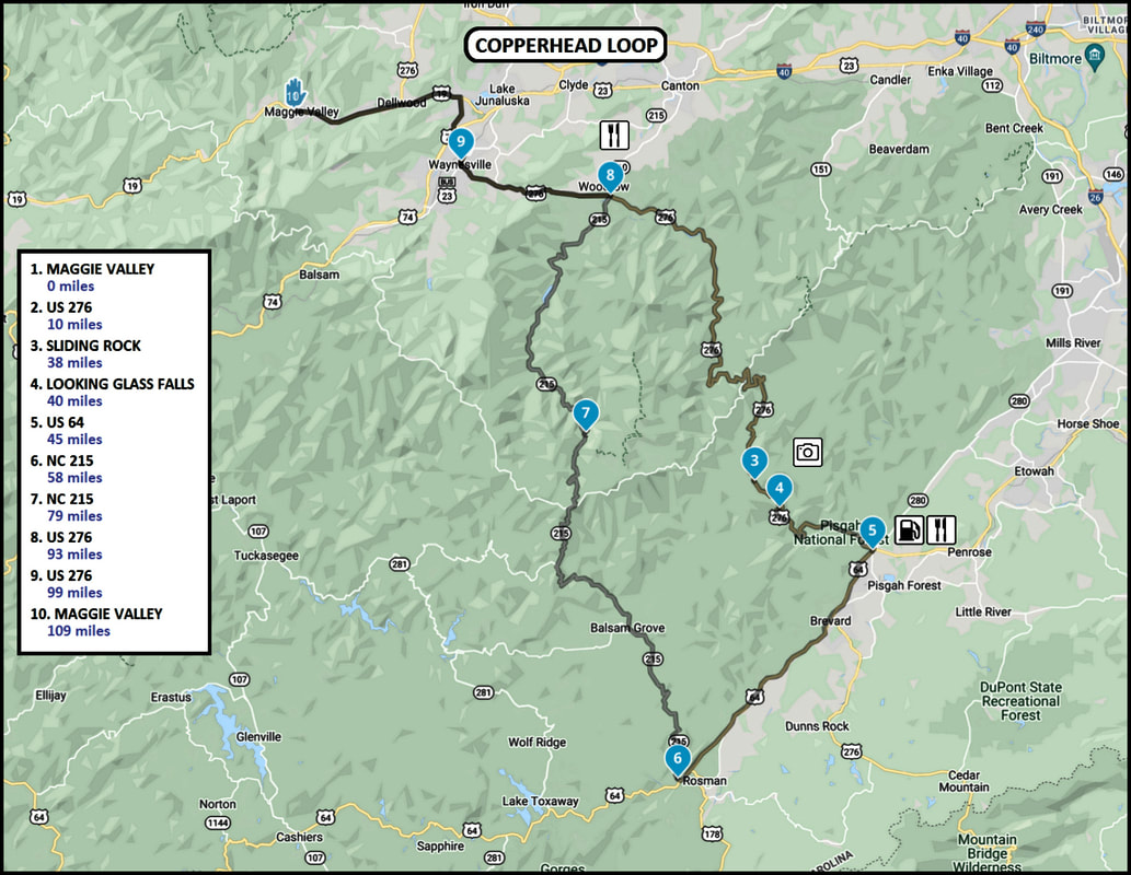 Copperhead Loop Maggie Valley Rides