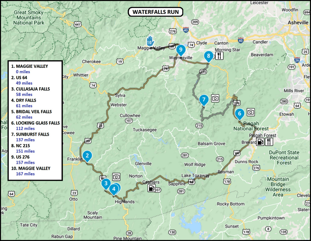 WATERFALLS RUN - MAGGIE VALLEY RIDES